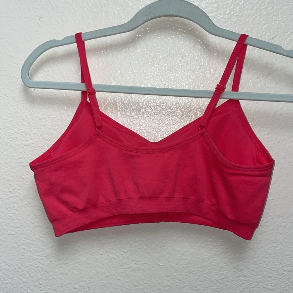 Lily of France Pink Bra with Stretchy Material - Picture 3 of 5